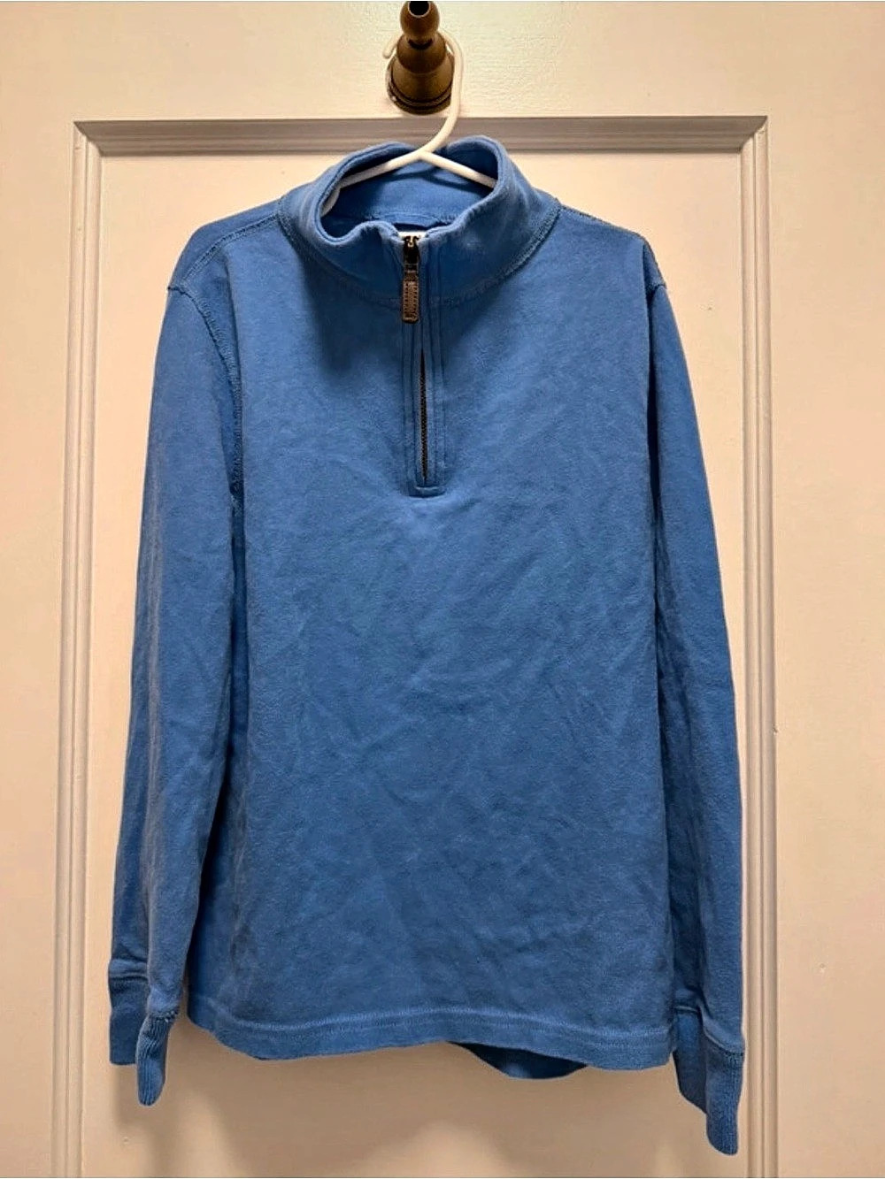 crewcuts Kids Half-Zip Pullover Sweatshirt Girls Size 10 Blue